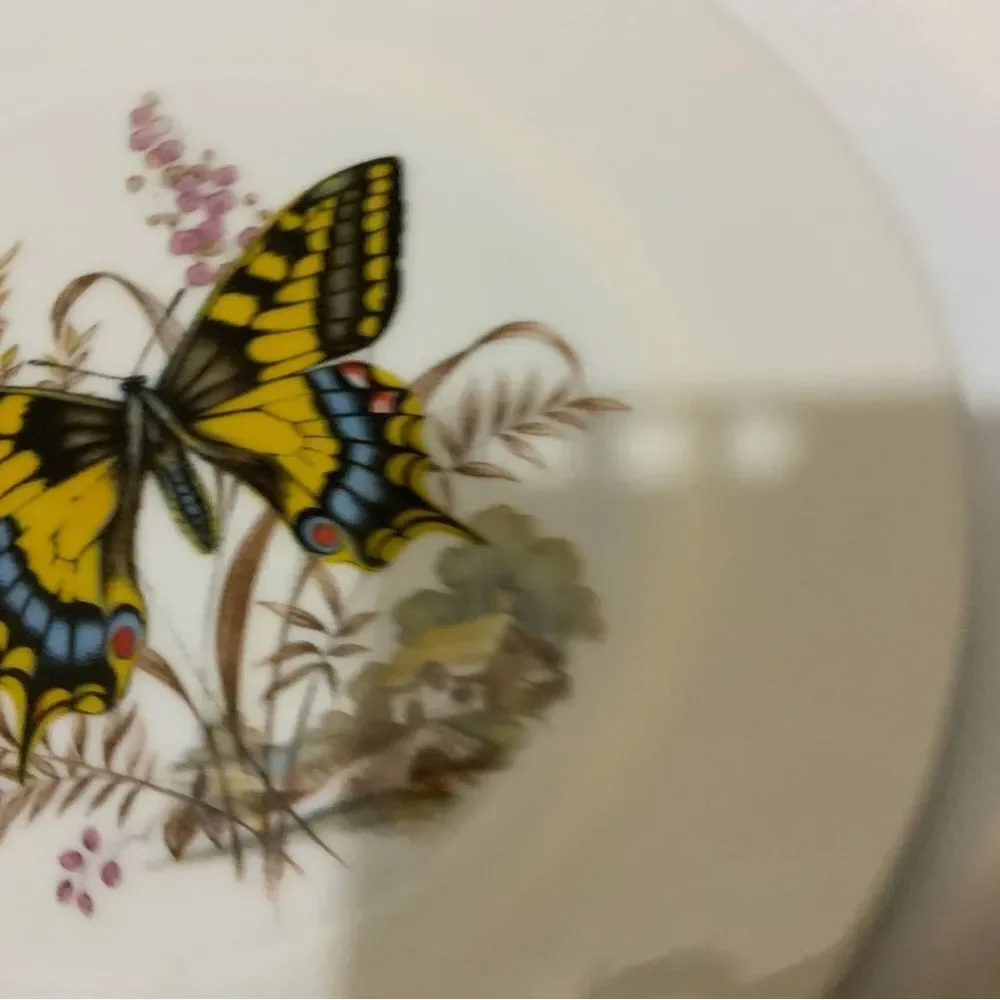 JOSEF KUBA PLATE Butterfly Porcelain Salad JKW Germany G19